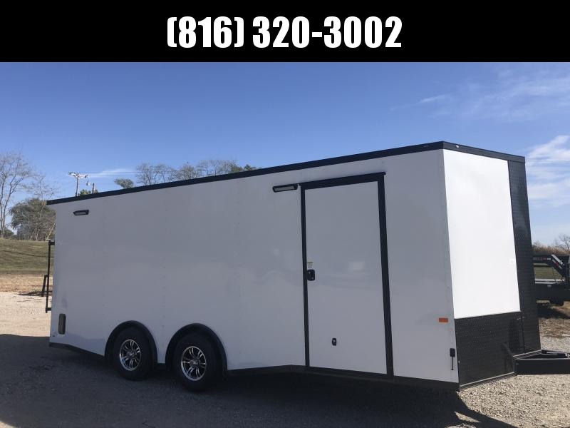 2021 ROCK SOLID 8.5 X 20 X 7 DELUXE ENCLOSED CARGO TRAILER WITH BLACK TRIM PACKAGE 2021 ROCK SOLID 8.5 X 20 X 7 DELUXE ENCLOSED CARGO TRAILER WITH BLACK TRIM PACKAGE