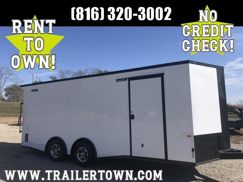 2021 ROCK SOLID 8.5 X 20 X 7 DELUXE ENCLOSED CARGO TRAILER WITH BLACK TRIM PACKAGE 2021 ROCK SOLID 8.5 X 20 X 7 DELUXE ENCLOSED CARGO TRAILER WITH BLACK TRIM PACKAGE