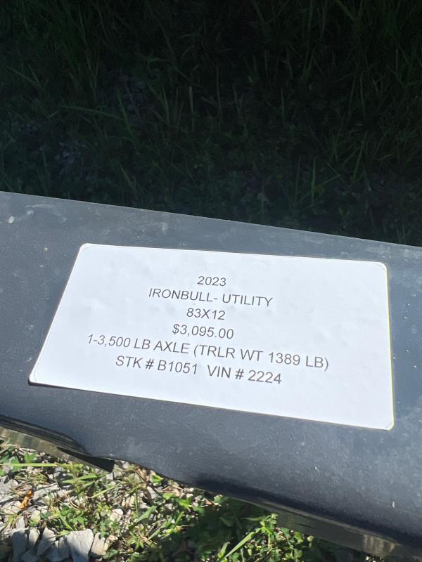 new Utility Trailers Iron Bull  for sale, in Holt, MO Thumbnail 5