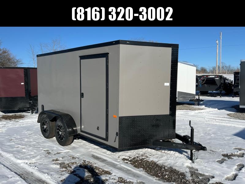 2022 ROCK SOLID 7 X 12 X 6 ENCLOSED CARGO TRAILER W/BLACK TRIM 2022 ROCK SOLID 7 X 12 X 6 ENCLOSED CARGO TRAILER W/BLACK TRIM