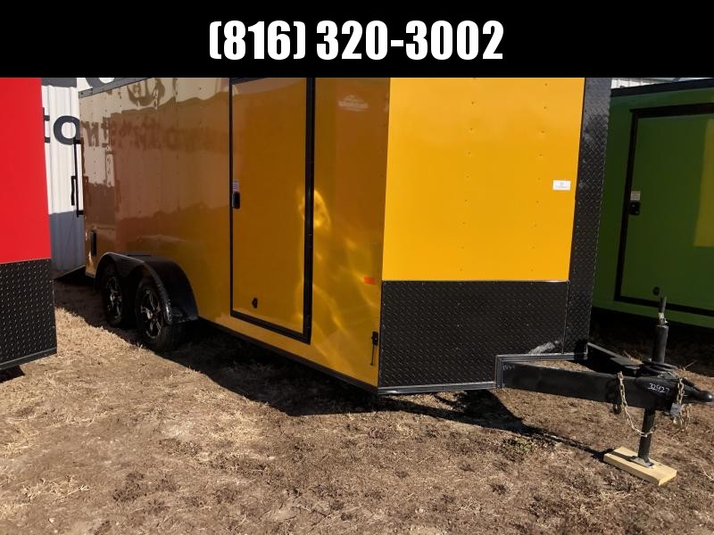 2021 ROCK SOLID 7 X 16 X 6.3 ENCLOSED CARGO TRAILER WITH BLACK TRIM PACKAGE 2021 ROCK SOLID 7 X 16 X 6.3 ENCLOSED CARGO TRAILER WITH BLACK TRIM PACKAGE