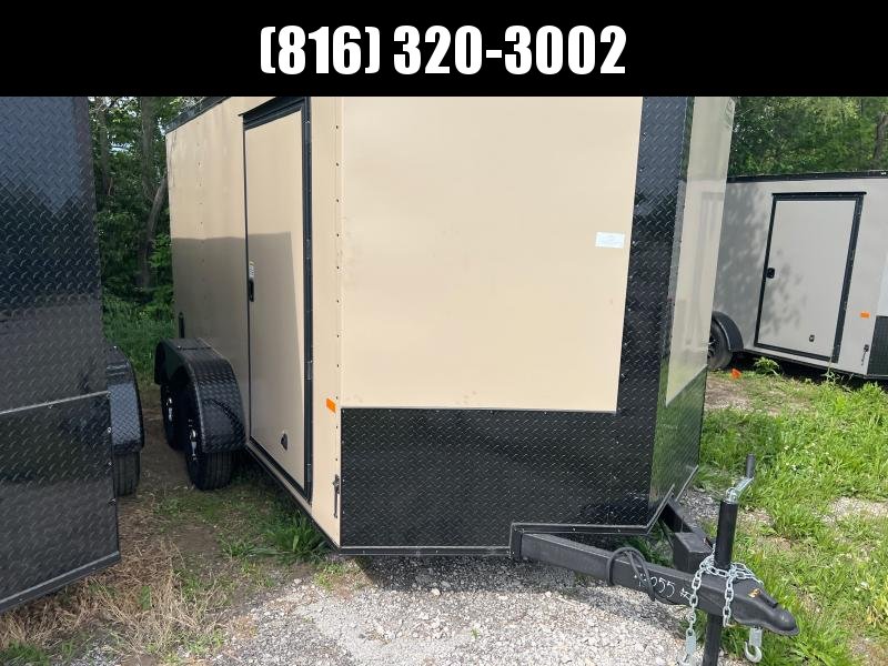 2022 ROCK SOLID 7 X 12 X 6 ENCLOSED CARGO TRAILER W/BLACK TRIM 2022 ROCK SOLID 7 X 12 X 6 ENCLOSED CARGO TRAILER W/BLACK TRIM