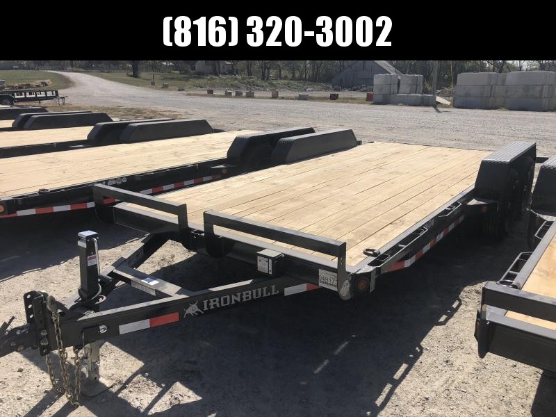 2021 IRON BULL 83X18 EQUIPMENT HAULER TRAILER W/ 2' DOVE TAIL 2021 IRON BULL 83X18 EQUIPMENT HAULER TRAILER W/ 2' DOVE TAIL