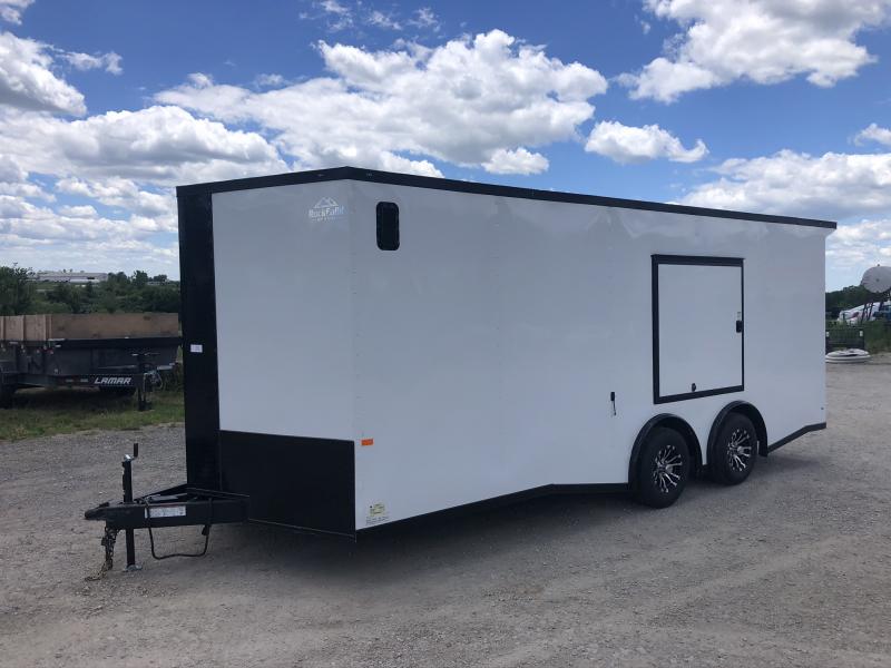 2020 ROCK SOLID 8.5 X 20 X 7 ENCLOSED CARGO TRAILER WITH BLACK TRIM PACKAGE 2020 ROCK SOLID 8.5 X 20 X 7 ENCLOSED CARGO TRAILER WITH BLACK TRIM PACKAGE