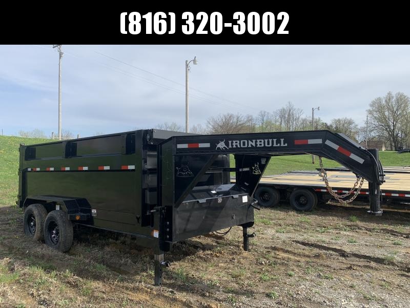 2021 IRON BULL 83X14 GOOSENECK DUMP TRAILER W/ 48" SIDES 2021 IRON BULL 83X14 GOOSENECK DUMP TRAILER W/ 48" SIDES