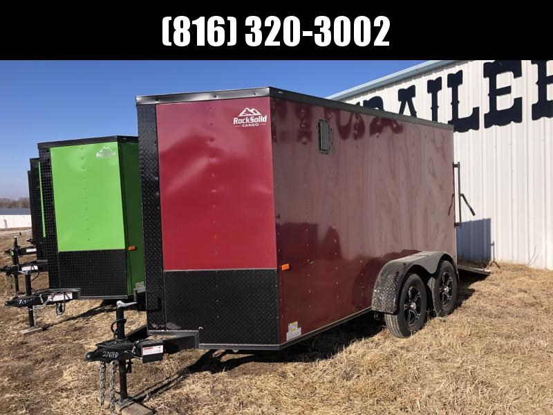 2021 ROCK SOLID 6 X 12 X 6 ENCLOSED CARGO TRAILER WITH BLACK TRIM PACKAGE 2021 ROCK SOLID 6 X 12 X 6 ENCLOSED CARGO TRAILER WITH BLACK TRIM PACKAGE