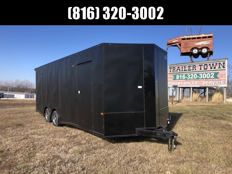 2021 ROCK SOLID 8.5 X 24 X 7 DELUXE ENCLOSED CARGO TRAILER WITH BLACK TRIM PACKAGE 2021 ROCK SOLID 8.5 X 24 X 7 DELUXE ENCLOSED CARGO TRAILER WITH BLACK TRIM PACKAGE