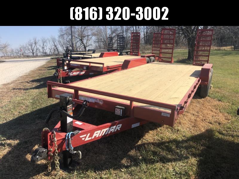 2021 LAMAR 83X22 EQUIPMENT HAULER TRAILER W/ 7K AXLES 2021 LAMAR 83X22 EQUIPMENT HAULER TRAILER W/ 7K AXLES