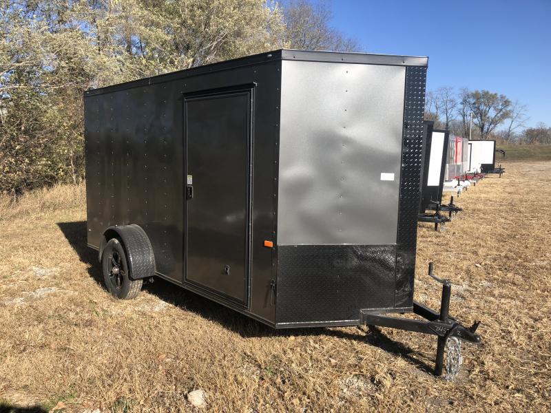 2021 ROCK SOLID 6 X 12 X 6 ENCLOSED CARGO TRAILER WITH BLACK TRIM PACKAGE 2021 ROCK SOLID 6 X 12 X 6 ENCLOSED CARGO TRAILER WITH BLACK TRIM PACKAGE