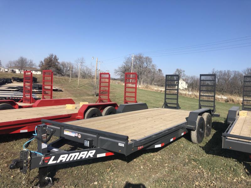 2021 LAMAR 83X20 EQUIPMENT HAULER TRAILER W/ 7K AXLES 2021 LAMAR 83X20 EQUIPMENT HAULER TRAILER W/ 7K AXLES