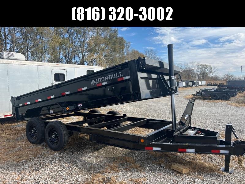 2023 IRON BULL 83X16 DUMP TRAILER W/TELESCOPIC HOIST 2023 IRON BULL 83X16 DUMP TRAILER W/TELESCOPIC HOIST