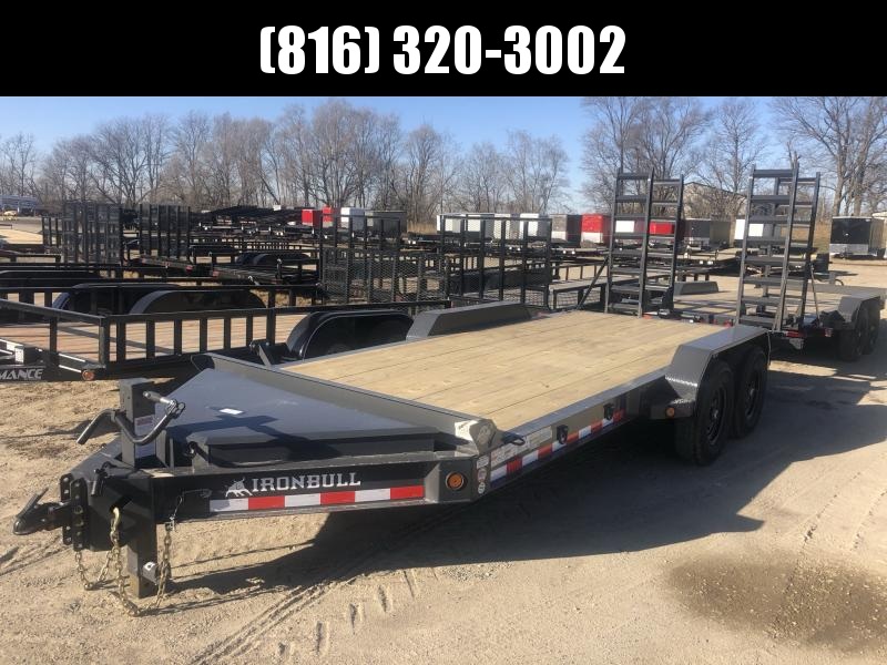 2021 IRON BULL 83X18 EQUIPMENT HAULER TRAILER W/ 7K AXLES 2021 IRON BULL 83X18 EQUIPMENT HAULER TRAILER W/ 7K AXLES