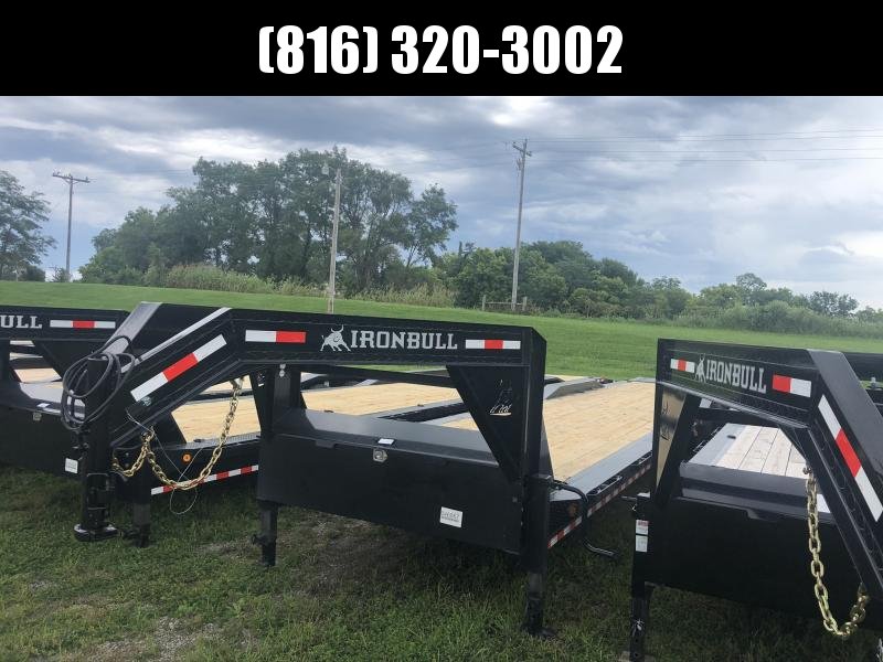 2020 IRON BULL 102 X 44 GOOSENECK TRIPLE AXLE EQUIPMENT HAULER TRAILER W/DRIVE OVER FENDERS 2020 IRON BULL 102 X 44 GOOSENECK TRIPLE AXLE EQUIPMENT HAULER TRAILER W/DRIVE OVER FENDERS