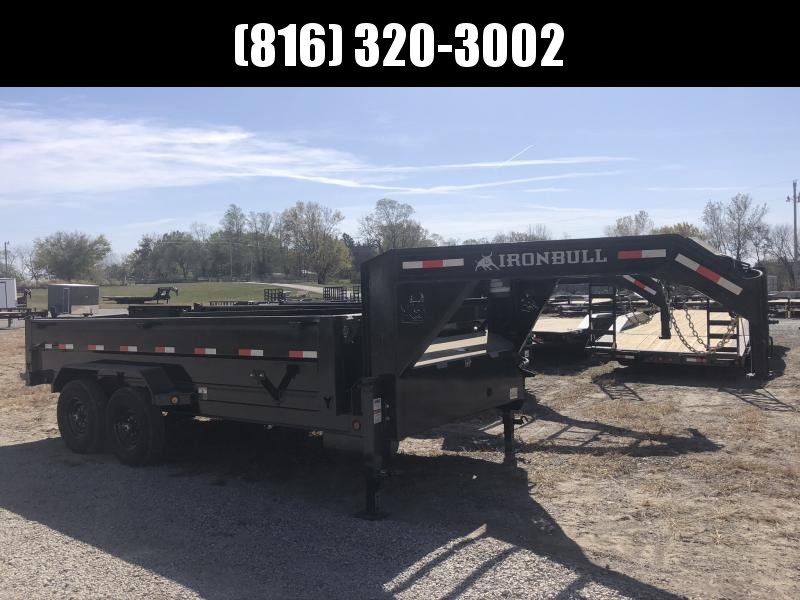 2021 IRON BULL 83X16 GOOSENECK LOPRO DUMP TRAILER 2021 IRON BULL 83X16 GOOSENECK LOPRO DUMP TRAILER