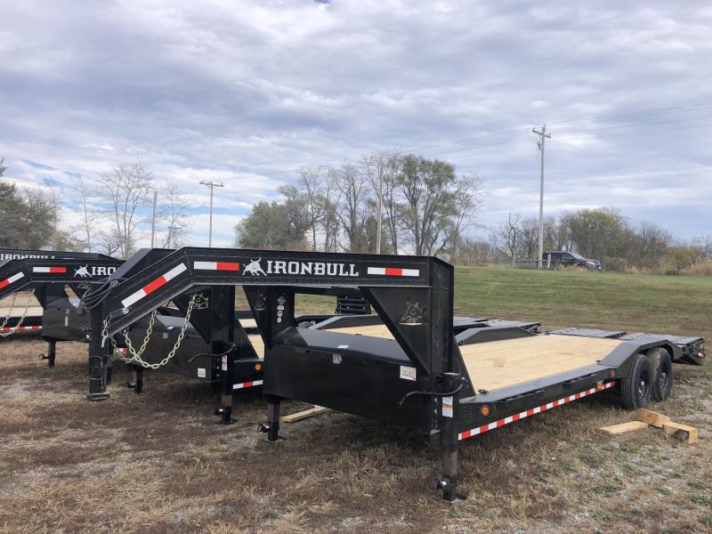 2021 IRON BULL 102 X 26 GOOSENECK EQUIPMENT TRAILER W/ DRIVE OVER FENDERS 2021 IRON BULL 102 X 26 GOOSENECK EQUIPMENT TRAILER W/ DRIVE OVER FENDERS