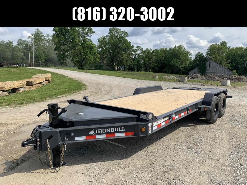 2021 IRON BULL 83X20 EQUIPMENT TRAILER W/ I-BEAM FRAME 2021 IRON BULL 83X20 EQUIPMENT TRAILER W/ I-BEAM FRAME