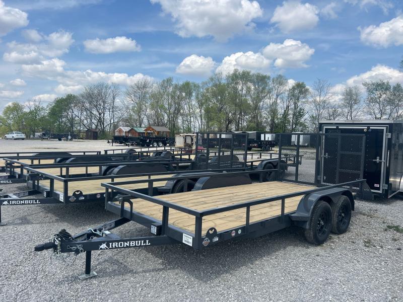 2023 IRON BULL 83X16 UTILITY TRAILER W TANDEM AXLES 2023-iron-bull-83x16-utility-trailer-w-tandem-axles