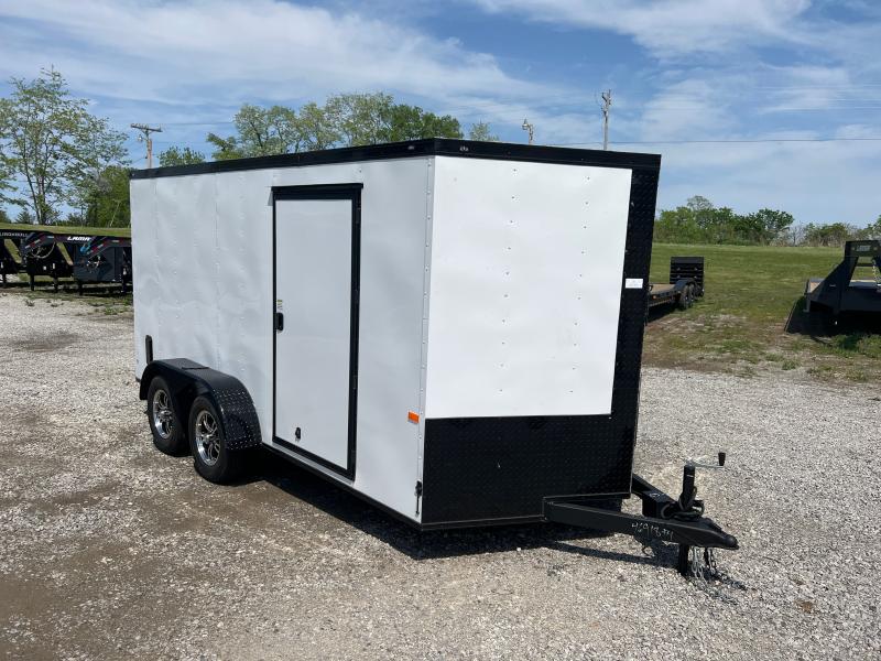 2022 ROCK SOLID 7 X 14 X 6 ENCLOSED CARGO TRAILER W/ BLACK TRIM PACKAGE