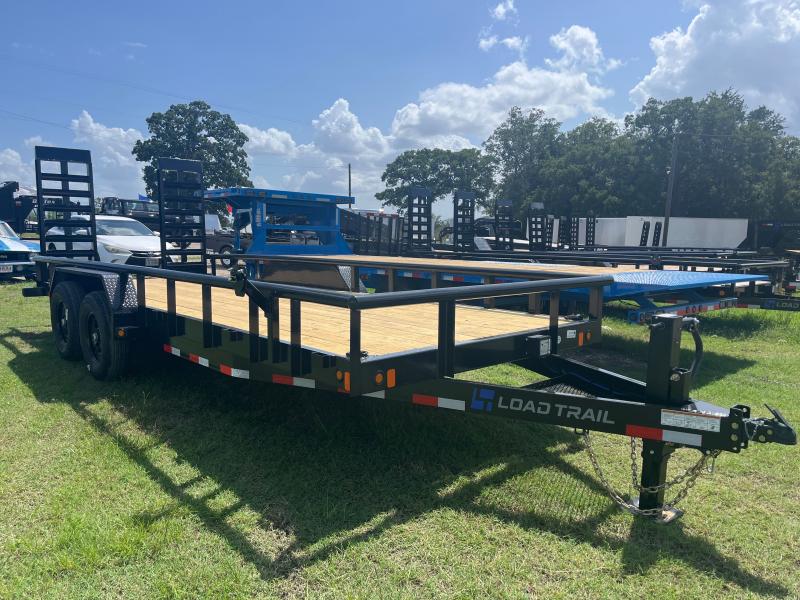 83" X 20' TANDEM CARHAULER W/SIDE RAILS