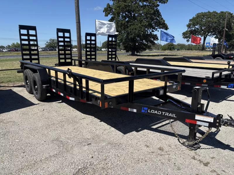 83" X 18' TANDEM CARHAULER W/SIDE RAILS jLPThwunnw7n