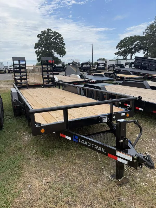 83" X 20' TANDEM CARHAULER W/SIDE RAILS