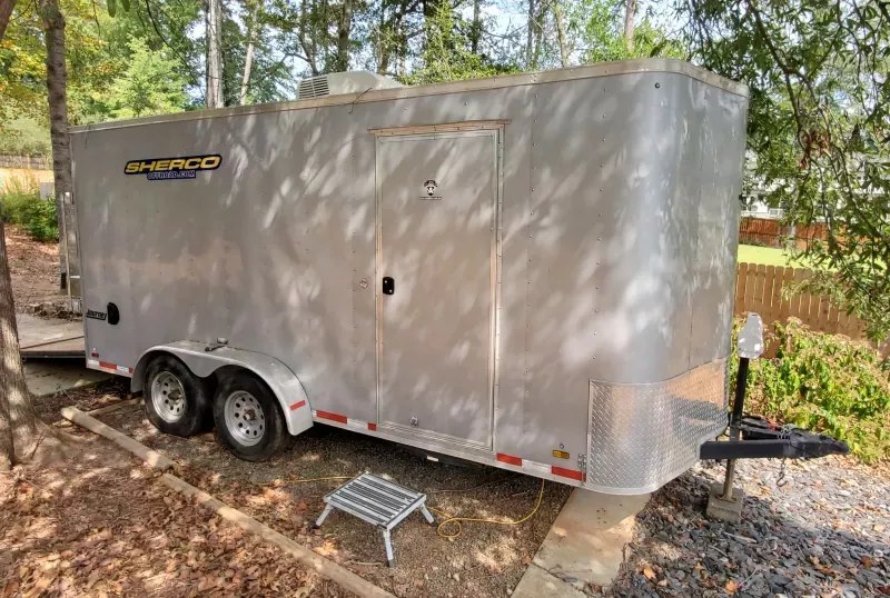 2015 7X16 Pace Journey Custom Motorcycle (Dirt Bike) Trailer