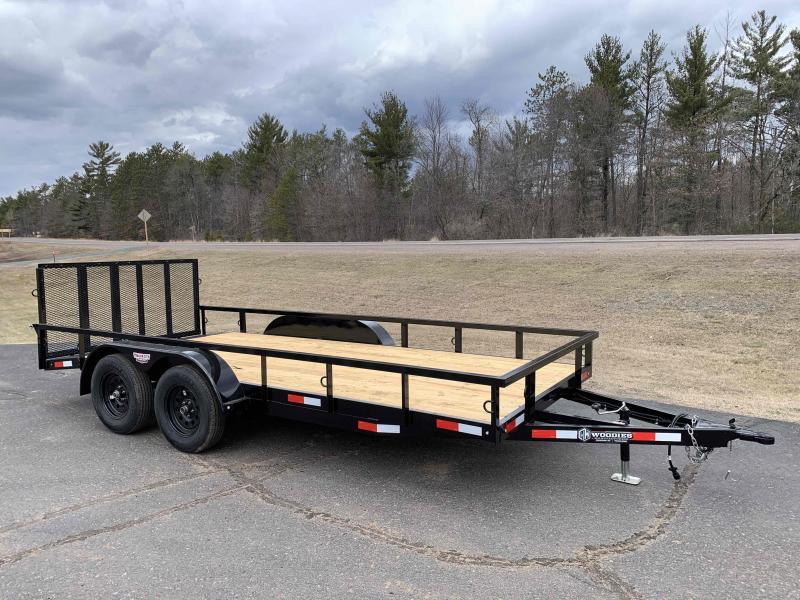 2022 Woodies 77" x 16' w/ dovetail & 3' gate 2022 Woodies 77" x 16' w/ dovetail & 3' gate
