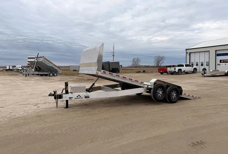 2026 Nordtek Trailers Aluminium 20' Tilt Deck 14K Trailer