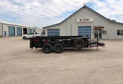 2027 Diamond C 14' Dump 15.5K LPT Trailer