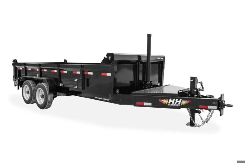 2026 H&H Trailers? TOPLINE Telescopic 16' Dump 15K Trailer 