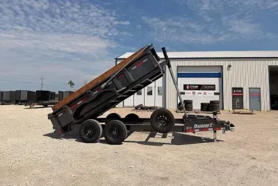 2027 Diamond C 14' Dump 15.5K LPT Trailer