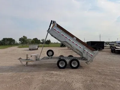 2027 One Sixteen Trailers Galvanized 12' Dump 10K Trailer