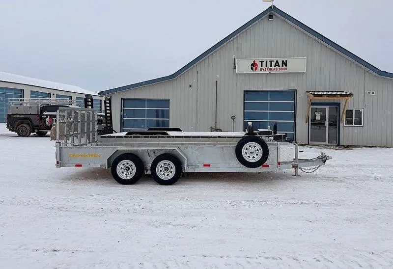 2026 One Sixteen Trailers Galvanized 16' Utility 7K Trailer 