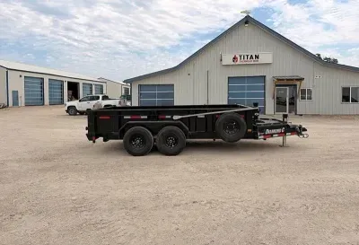2026 Diamond C 14' Dump 15.5K LPT Trailer