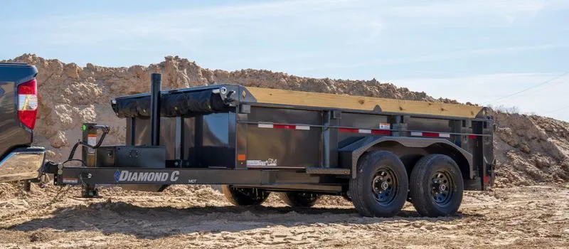 2026 Diamond C 12' Dump MDT Trailer