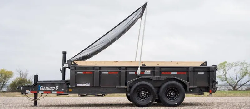 2026 Diamond C 14' Dump LPT Trailer