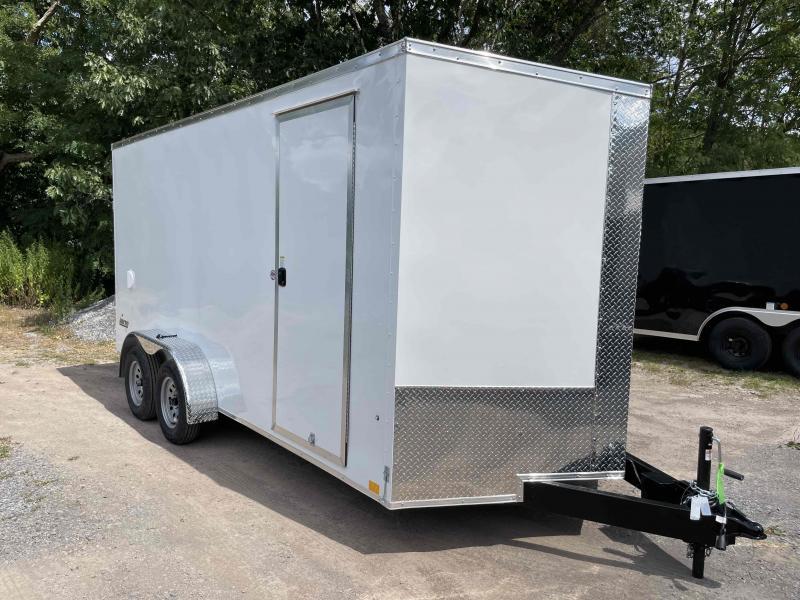 2023 Pace American JV7x16TE2 Enclosed Cargo Trailer 7' Wide x 16' Long 6' 6" Interior Height, Ramp Door, Silver 2023 Pace American JV7x16TE2 Enclosed Cargo Trailer 7' Wide x 16' Long 6' 6" Interior Height, Ramp Door, Silver