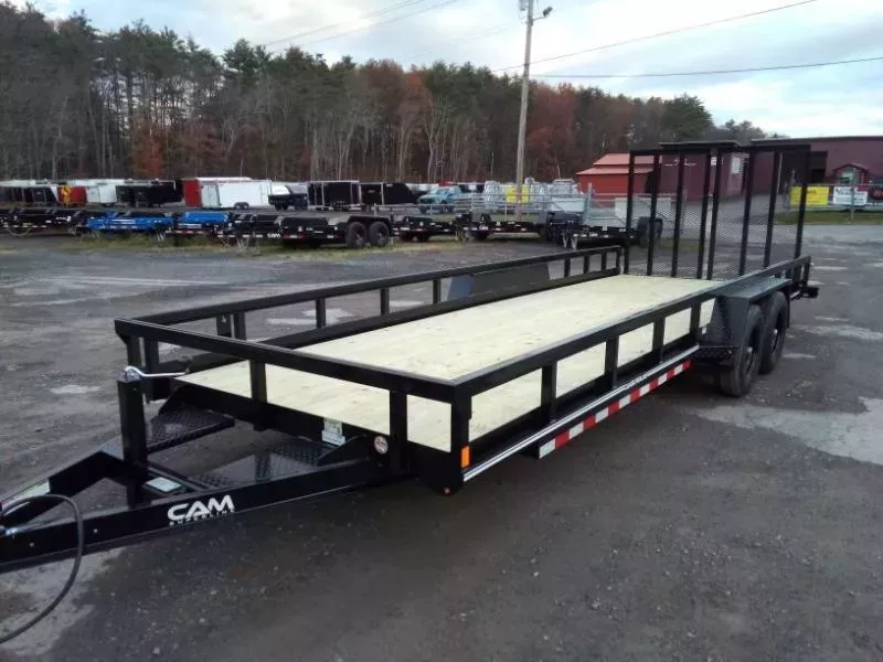 2025 Cam Superline 7x24 Tube Top CAM Utility Trailer 10K Tandem