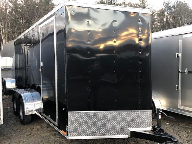 2023 Pace American OB7X14TE2 DLX Enclosed Cargo Trailer RAMP DOOR 6'6" HEIGHT BLACK 2023 Pace American OB7X14TE2 DLX Enclosed Cargo Trailer RAMP DOOR 6'6" HEIGHT BLACK