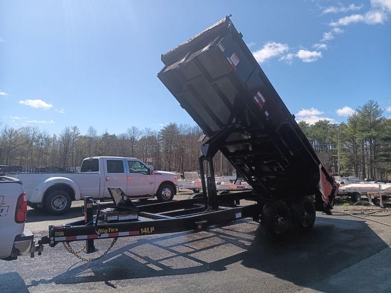 2024 Big Tex Trailers 14LP-16BK 83" Wide x 16' Long Dump Trailer With 24" High Sides + Ramps