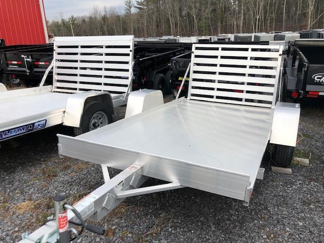 2024 ALUMA 6310S-TG 63" WIDE X 10' LONG ALUMINUM UTILITY TRAILER WITH 40" REAR GATE