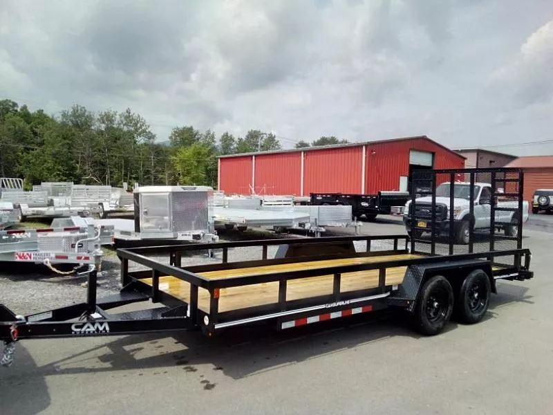 2025 Cam Superline 7 X 18 Tube Top CAM Utility  7K Tandem