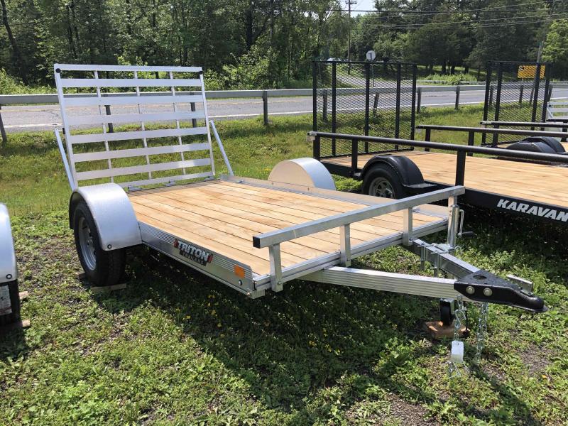 2022 Triton Trailers FIT1064P Aluminum Utility Trailer With 5/4" Ash