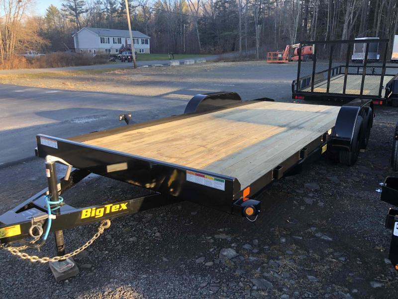 2022 Big Tex Trailers 70CH-20BKDT Car / Racing Trailer 83" WIDE X 18' LONG 18' FLAT DECK + 2' WOOD FILLED B/T 4f0CFU