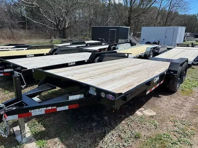 2026 Cam Superline 5 Ton Car Hauler Trailer 18FT Wood Deck
