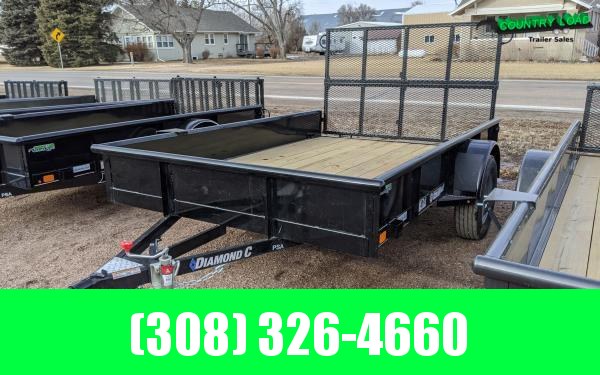 2020 Diamond C 2PSA 77" x 10' Utility Trailer w/ Bi-fold Ramp Gate 2020 Diamond C 2PSA 77" x 10' Utility Trailer w/ Bi-fold Ramp Gate