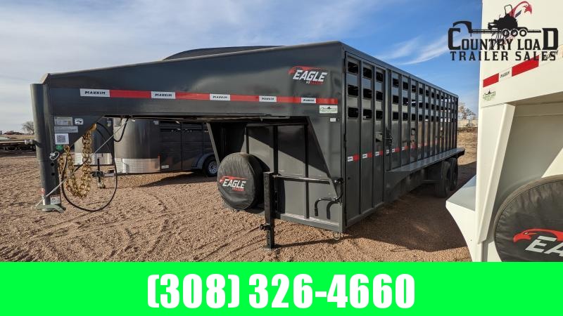 Maxxim Industries 24x6'8'' Stock Trailer Maxxim Industries 24x6'8'' Stock Trailer