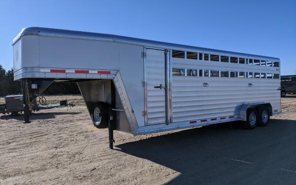 2020 Kiefer Stockman 7' x 24' Stock Trailer 2020 Kiefer Stockman 7' x 24' Stock Trailer