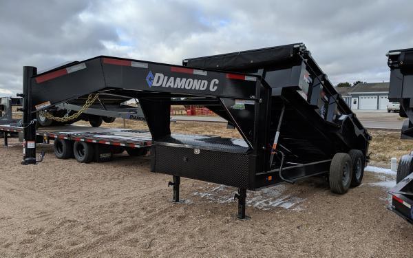 2020 Diamond C LPD Gooseneck Dump Trailer 2020 Diamond C LPD Gooseneck Dump Trailer