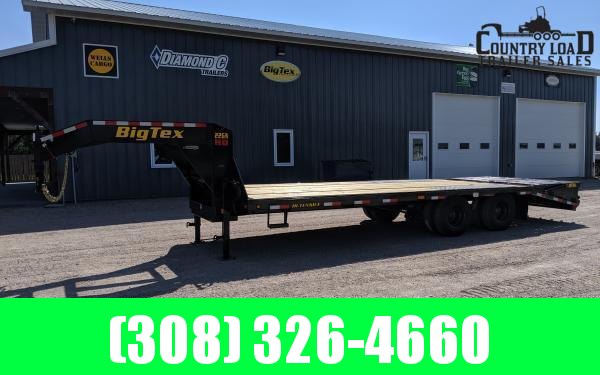 Big Tex 22GN 8.5 x 25+5 Flatbed Trailer w/ Mega Ramps Big Tex 22GN 8.5 x 25+5 Flatbed Trailer w/ Mega Ramps